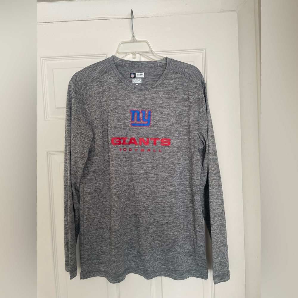 Mens New York Giants Activewear Long Sleeve